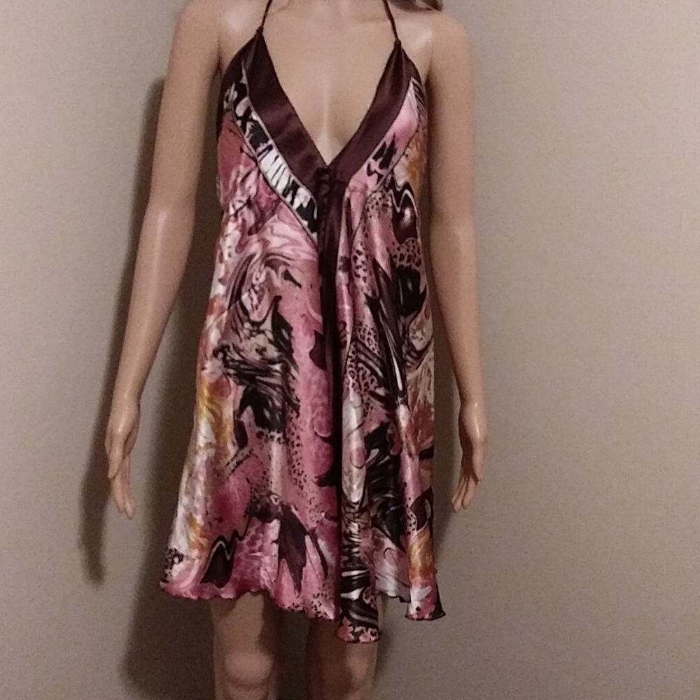 Sexy floral handkerchief dress